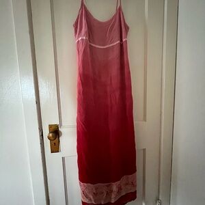 American Eagle Outfitters Pink and Red Chemise